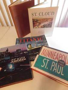 lot 128 image: Books History Hard Cover Minneapolis, St. Paul, St. Cloud, Minnesota...