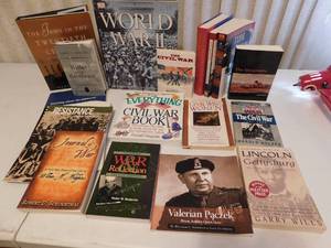 lot 131 image: Books History Civil War, World War Two...