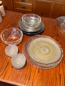 lot 88 image: Punch Bowl with SSSpoon, serving Platters