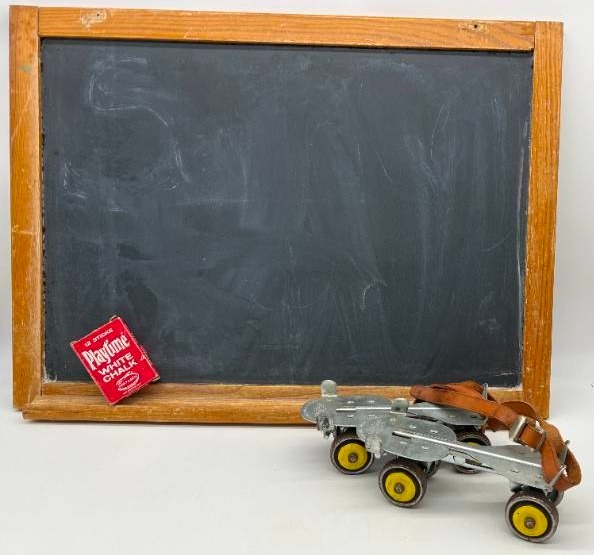 Antique Chalkboard with shelf - 2024 National School Slate Company