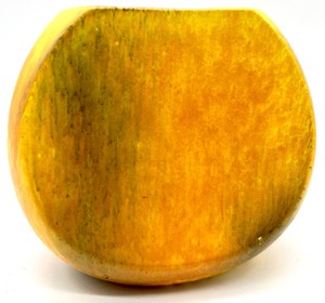 lot 75 image: Bright Orange  Yellow HAEGER USA Vase & Vintage Nubian African Head Glazed Pottery MCM