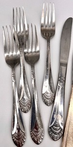 lot 99 image: Vintage Assorted Hotel Flatware - Lowry, Foshay, Dyckman, Nicollet & William Rogers