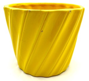 lot 86 image: Bright Green and Yellow Marked Ceramic Pots and Dishes