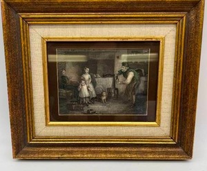 lot 169 image: Antique 1871 framed Print  Jumping Jack  by Shirley Stuart from Petersons Magazine