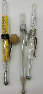 Vintage Lot of Kitchen items CHANTAL Ramekins, Jackson Restaurant Ware Mugs, Thermometers Honey Pot