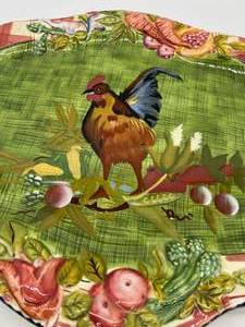 lot 191 image: TRACY PORTER Stonehouse Farm Rooster Platter Oval