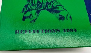 lot 195 image: Vintage Pair of BLAKE SCHOOLS Reflections Yearbooks 1981 & 1984