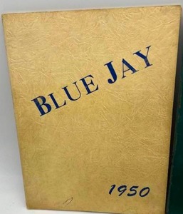 lot 198 image: Vintage Lot of Yearbooks BLUE JAY Fairview Highschool Jennings, MO 1950s-1954