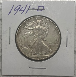 1941-D Walking Liberty Half Dollar