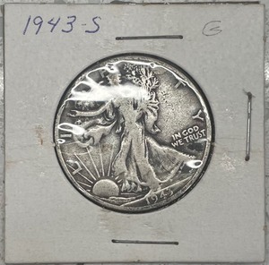 1943-S Walking Liberty Half Dollar