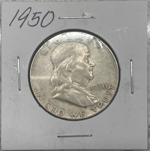 1950 Franklin Half Dollar