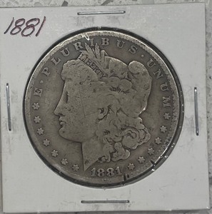 1881 Morgan Silver Dollar