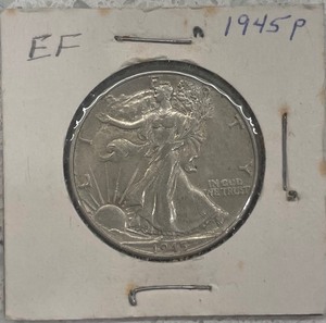 1945 Walking Liberty Half Dollar