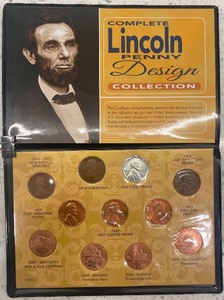 Complete Lincoln Penny Design Collection