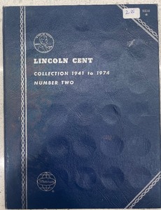 66 Different Lincoln Cent Collection WBlue Album