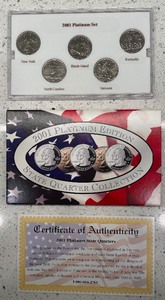2001 - Platinum Edition - State Quarter Collection