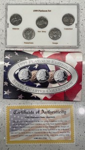 1999 - Platinum Edition - State Quarter Collection