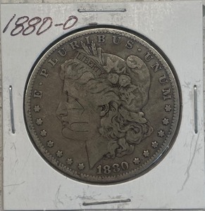 1880-O Morgan Silver Dollar