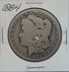 1884 Morgan Silver Dollar