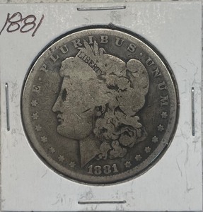 1881 Morgan Silver Dollar