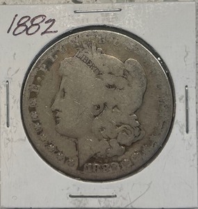 1882 Morgan Silver Dollar