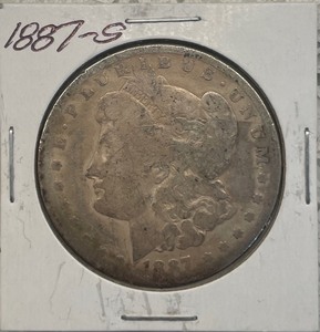 1887-S Morgan Silver Dollar