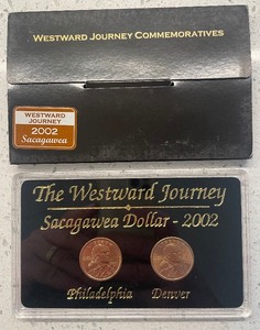 2002 P & D Sacagawea Dollars - Westward Journey