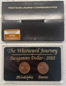 2001 P & D Sacagawea Dollars - Westward Journey