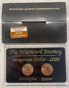 2000 P & D Sacagawea Dollar Set - Westward Journey