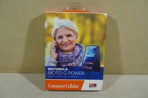 lot 25 image: Consumer Cellular Motorola Moto G Power Smartphone