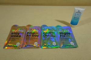 lot 121 image: 4 Body Drench Face Masks & Facial Cleanser