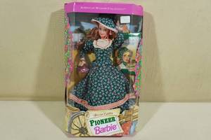 lot 138 image: Vintage American Stories Collection Pioneer Barbie