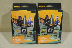 lot 159 image: 2 2022 Panini Optic Hanger Boxes of Football Card Packs