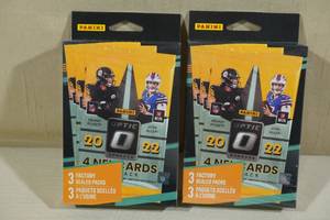 lot 160 image: 2 2022 Panini Optic Hanger Boxes of Football Card Packs
