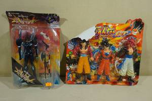 lot 174 image: 2 Sets of Action Figures -Neon Genesis & Fighter GT