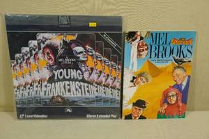 lot 189 image: Young Frankenstein Laserdisc Movie and Mel Brooks Spoof Movie Book