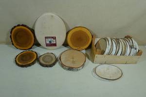 lot 190 image: Assorted Wood Crafting Slabs