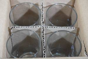 lot 239 image: Heavy Base Drinking Glasses