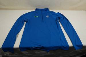 lot 298 image: Minnesota Timberwolves Long Sleeve Quarter Zip Shirt - Ladies Medium