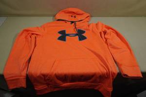 lot 304 image: Under Armour Storm Orange Hoodie - Mens Medium