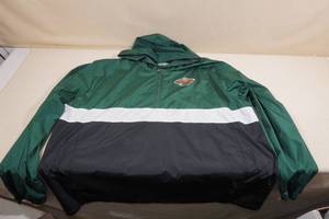 lot 305 image: Minnesota Wild Half Zip Jacket - Mens XXL