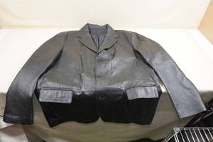 lot 310 image: Croft and Barrow Black Leather Jacket - XXL