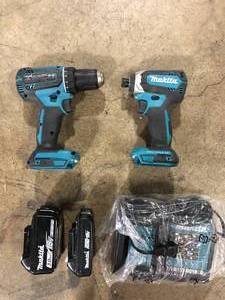 Makita 18V LXT Lithium-ion Brushless Cordless 2-Piece Combo Kit 3.0Ah Driver-Drill Impact Driver Customer Returns See Pictures