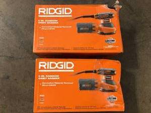 Lot of 2 RIDGID 3 Amp Corded 5 in. Random Orbital Sander with AIRGUARD Technology  Customer Returns See Pictures