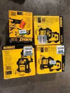 Lot of Assorted Dewalt portable Power Stations Various Sizes and conditions  Customer Returns See Pictures