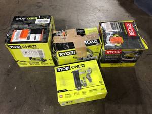 Lot of Ryobi Power Tools  Various Models and Conditions Customer Returns See Pictures