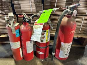 (4) Fire Extinguishers