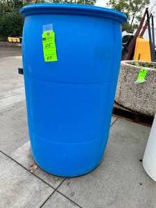 55-Gallon Plastic Drum