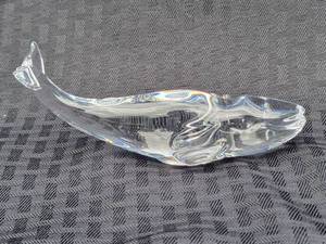 lot 28 image: Baccarat Crystal Whale Figure