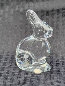 lot 31 image: Baccarat Crystal Bunny Figure